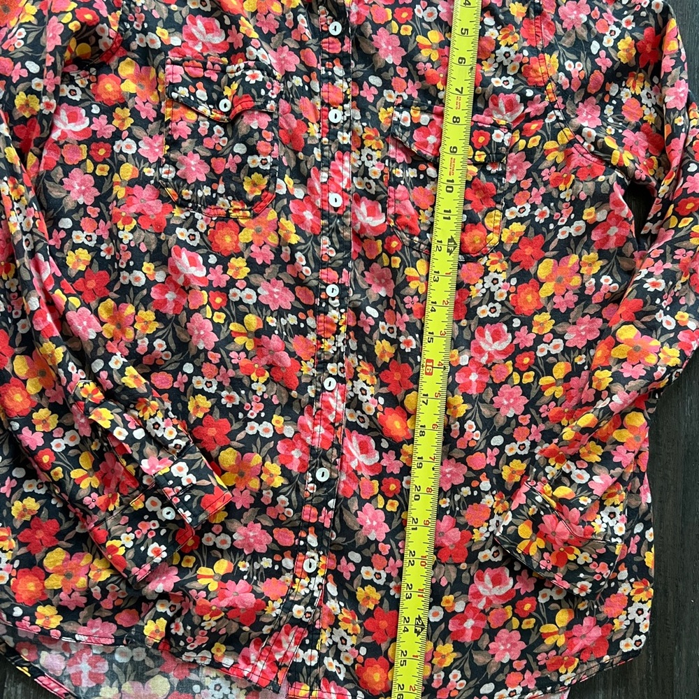 Sundance button down Multicolor Floral Shirt Sz XL - Picture 4 of 5